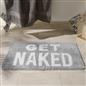 Bath Mat Non Slip Soft Get Naked Shower Textured Shaggy Absorbent Bathroom Rug