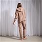 OHS Fleece Loungewear Set Coral Winter Sherpa Nightwear 2-Piece Hoodie Jogger
