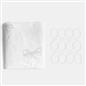 OHS Bows Shower Curtain with 12 Hooks Mould Proof Bathtub Curtains