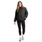 OHS Puffer Jacket Windproof Padded Winter Outerwear Cropped Zip Coat Hiking
