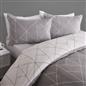 OHS Geometric Reversible Bedding Set Soft Quilt Duvet Cover with Pillowcase