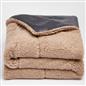 OHS Quilted Pet Blanket Soft Sherpa Fleece Animal Dog Cat Throw