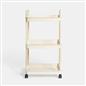 OHS Trolley Cart 3 Tier Roll Bathroom Storage Portable Kitchen Home Organiser