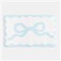 OHS Bows Bath Mat Soft Velvet Quick Dry Non-Slip Bathroom Shower Rug