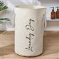 OHS Slogan Laundry Bag Foldable Hamper Basket Washing Bin Clothes Storage