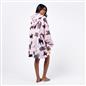 OHS Pet Print Loungewear Set Hoodie Blanket Sherpa Lined Fleece Winter Nightwear