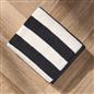 OHS Stripe 100% Cotton Bath Hand Towel Hotel Luxury Shower Soft Absorbent