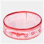 OHS Wreath Storage Bag Plain Printed Xmas Festive Decoration Holder Organiser