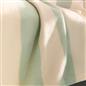 OHS Stripes Print Throw Soft Blanket Polar Fleece Lightweight Bedspread