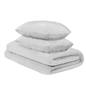 OHS Coverless Duvet 10.5 TOG Teddy Fleece Pillowcase Bedding Set Double King