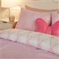 OHS Bow Lattice Bedding Set Microfibre Reversible Duvet Cover with Pillowcase