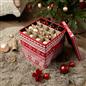 OHS Christmas Bauble Storage Box Festive Decoration Organiser Cube 64 Slots