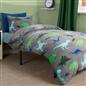 Dino Fleece Duvet Cover Set Bedding Quilt Warm Thermal Soft Kids Single Double