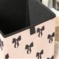 OHS Bows Storage Box Cube Folding Multipack Space Saving Shoe Toy Organiser