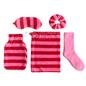 OHS Print Winter Gift Set Hot Water Bottle Socks Eye Mask Scrunchie Hand Warmer