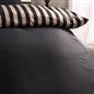 OHS Stripe Edge Bedding Set Microfibre Duvet Cover with Pillowcase