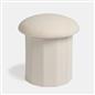 OHS Ottoman Boucle Storage Box Folding Footstool Cube Round Rectangle