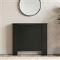 OHS Ribbed Radiator Cover Slatted Engineered Wood Side Board S M L Cabinet Shelf