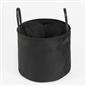 Velvet Storage Basket Hamper Clothes Toys Organiser Fabric Washing Bag Handles