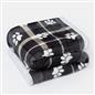 Check Fleece Pet Blanket Throw Over Bed Supersoft Plush Sherpa Warm Chair Sofa