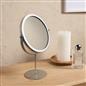 Bathroom Mirror Round Accessories Free Standing Vanity Stainless Steel Bedroom