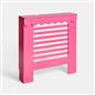 OHS Scallop Radiator Cover Engineered Wood Modern Side Board Cabinet Shelf