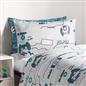 Gaming Duvet Cover Set Reversible Soft Quilt with Pillowcase Kids Bedding Single