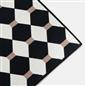 OHS Washable Rug Geometric Print Ultra Soft Living Room Area Mat Accent Rugs