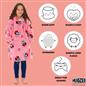 Minnie Mouse Hoodie Blanket Oversized Wearable Soft Sherpa Fleece Throw, Pink