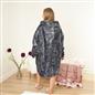 Sienna Crushed Velvet Hoodie Blanket Giant Wearable Oversized Sherpa Sweatshirt