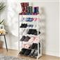 OHS 7 Tier Shoe Rack Stand Storage Compact Space Organiser Shelf Metal 21 Pairs