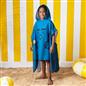 Kids Poncho Beach Towel Hooded Quick Dry Microfibre Holiday Swimming Absorbent