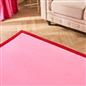 OHS Contrast Border Rug Non Slip Tufted Hallway Runner Floor Carpet