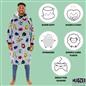 Marvel Comics Hoodie Blanket Sherpa Fleece Soft Oversized Jumper Throw, Grey