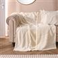OHS Tufted Contour Throw Teddy Fleece Blanket Winter Soft Warm Bedspread