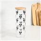 OHS Bows Food Container Airtight Bamboo Lid BPA-Free Plastic Kitchen Storage Jar