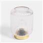 OHS Glass Cordless Lamp LED Battery Operated Decorative Table Night Light
