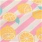 OHS Lemon Stripes Throw Soft Blanket Polar Fleece Lightweight Bedspread