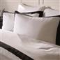 OHS Contrast Border Bedding Set Soft Microfibre Duvet Cover with Pillowcases