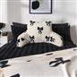 OHS Bows Cuddle Cushion Fleece Back Support Reading Pillow with Arms Bed Chair