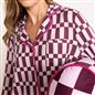 OHS Printed Piped Pyjama Set Jersey Button Through Nightwear Loungewear