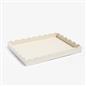 OHS Scallop Edge Tray Serving Plate Decorative Organiser Storage Home Decor