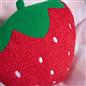Strawberry Filled Cushion Bedroom Decorative Scatter Chair Sofa Modern Pillow