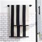 OHS Stripe 100% Cotton Bath Hand Towel Hotel Luxury Shower Soft Absorbent