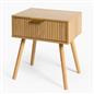 OHS Venice Nightstand Bedside Table 1 Drawer End Side Storage Cabinet