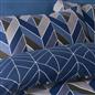 Geo Duvet Cover Bedding Set Pillowcase Reversible Quilt Soft Chevron Double King