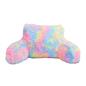 OHS Fluffy Cuddle Cushion Reading Pillow with Arms Lumbar Bed Chair