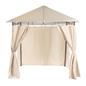 OHS Metal Garden Gazebo with Curtains Outdoor Party Tent Canopy Waterproof