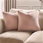 OHS Piped Edge Cushion Covers Matte Velvet Soft Luxury 2/4 Square Pillowcases