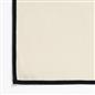 OHS Piped Trim Table Mats Runner Set Matte Velvet Placemats Home Decor